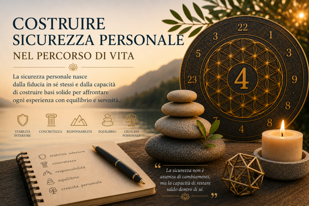 Costruire sicurezza personale nella numerologia pitagorica