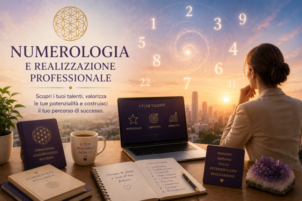 Numerologia e realizzazione professionale per valorizzare talenti, successo e crescita lavorativa