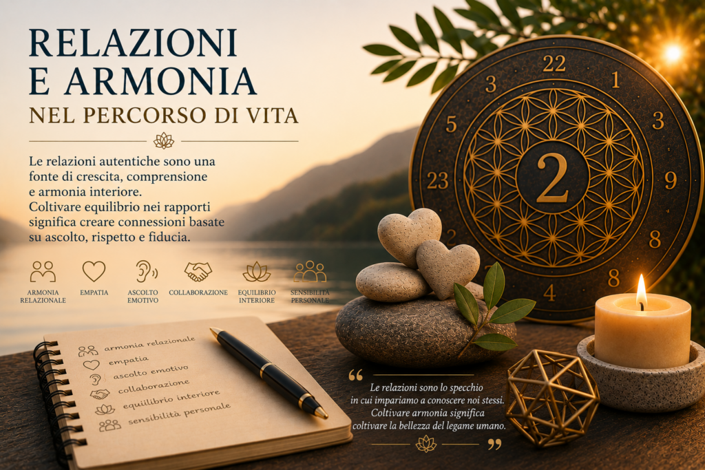 Relazioni e armonia nella numerologia pitagorica